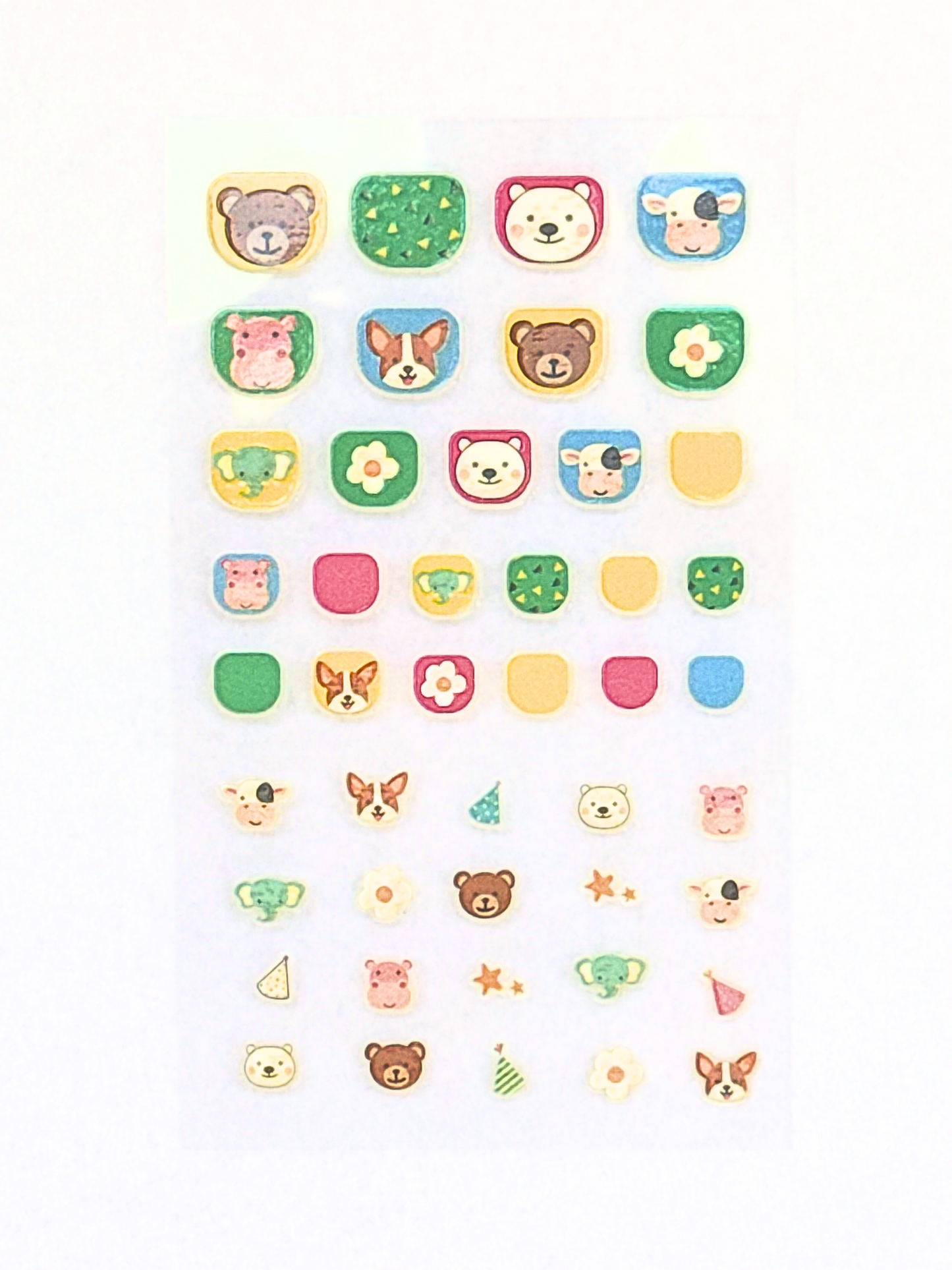 Kids Gel Stickies ANIMALS