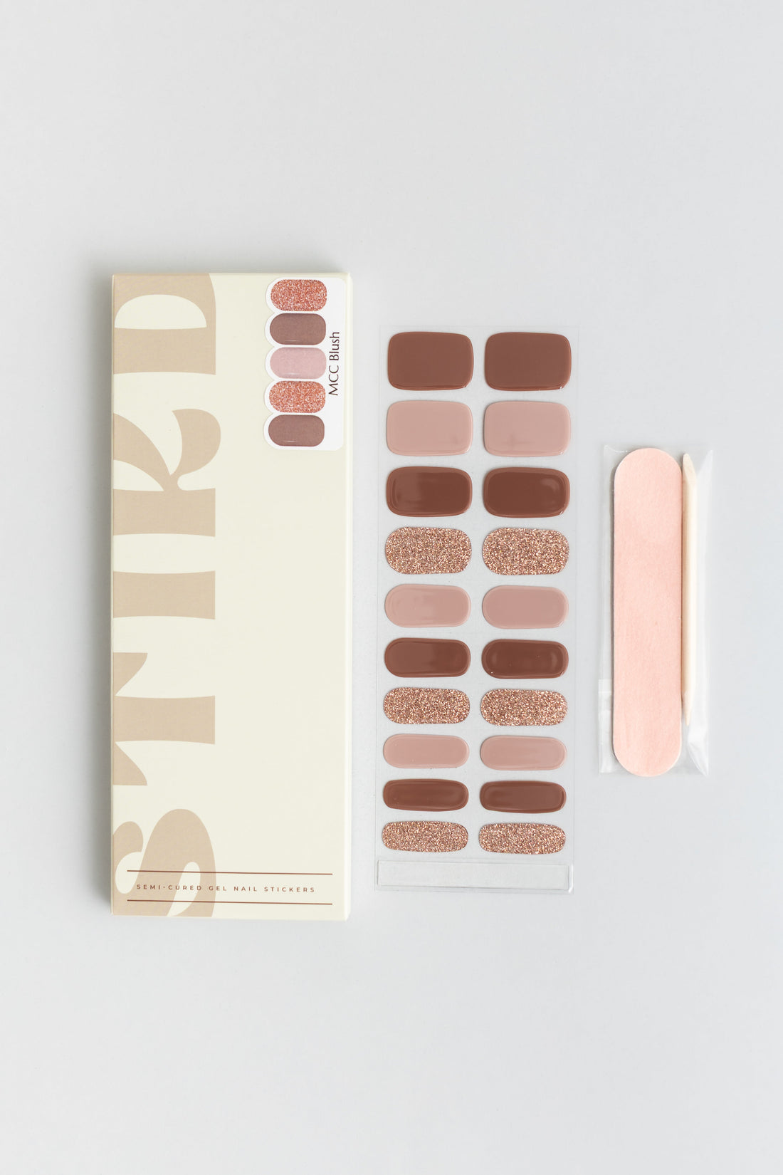 STIKD gel nail wraps at home