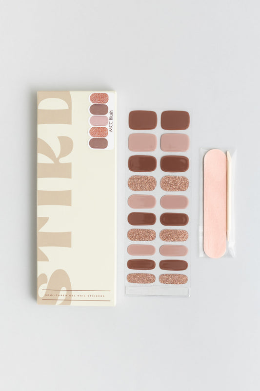 STIKD gel nail wraps at home