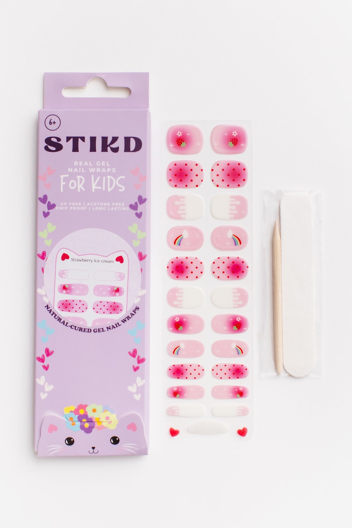 Kids Gel Wrap STRAWBERRY ICE CREAM