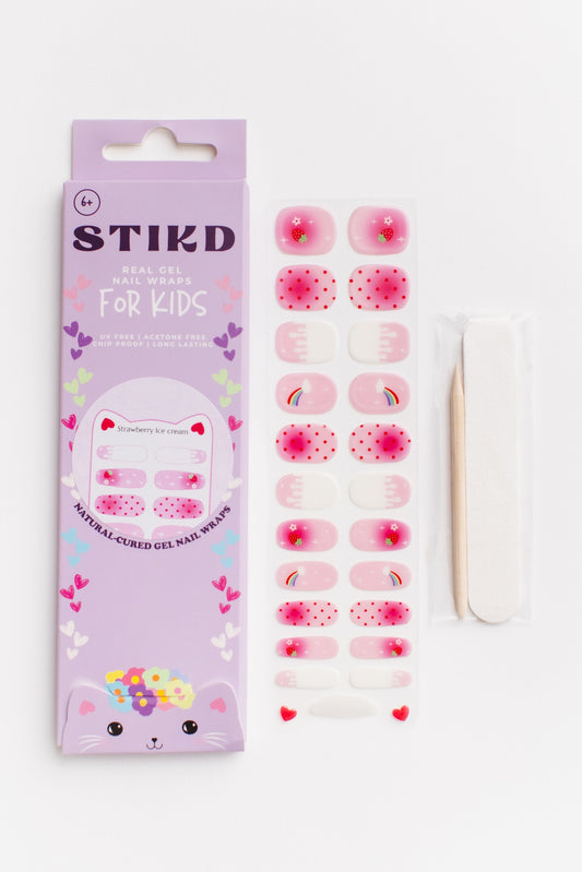 Kids Gel Wrap STRAWBERRY ICE CREAM
