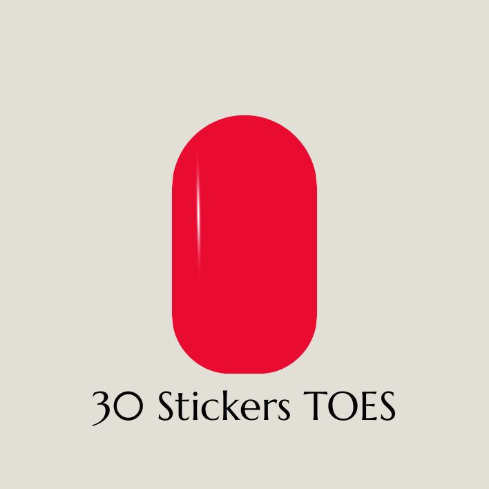 Toffee Apple Toes - STIKD TOES - Stikd